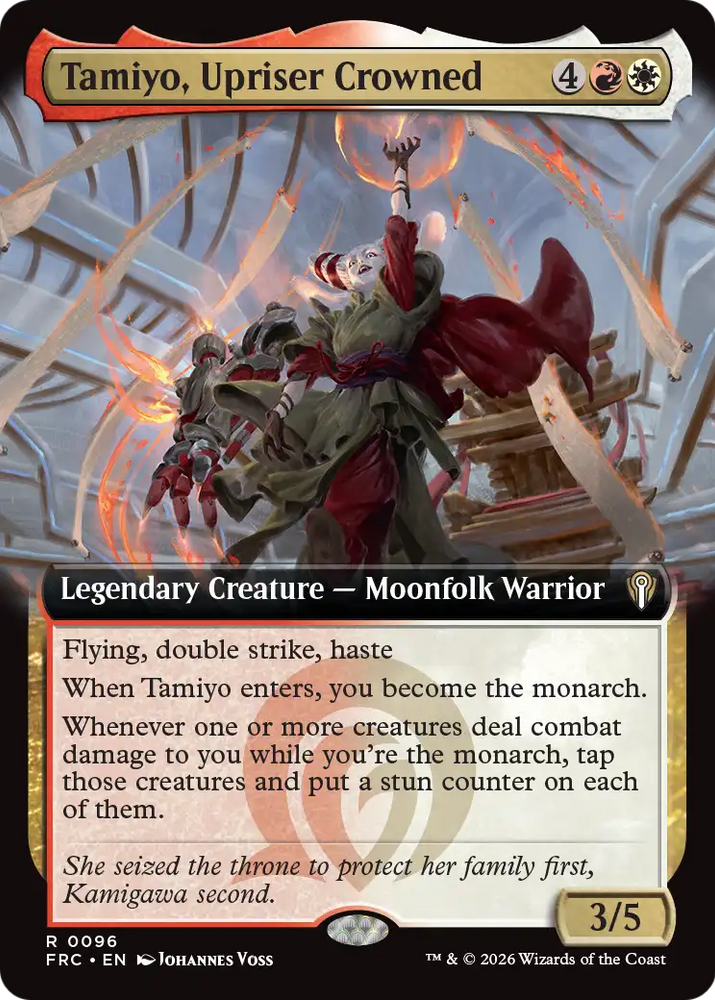 Tamiyo, Upriser Crowned (Extended Art) [Reality Fracture Commander]