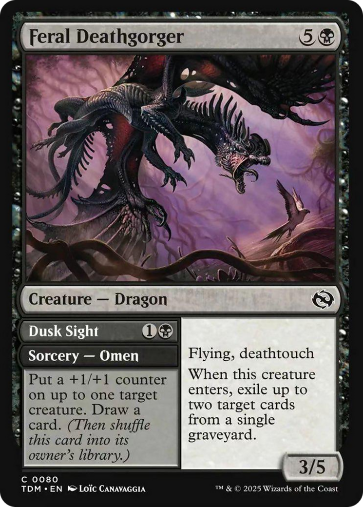 Feral Deathgorger (Showcase) [Tarkir: Dragonstorm]