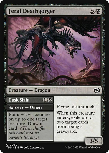 Feral Deathgorger (Showcase) [Tarkir: Dragonstorm]