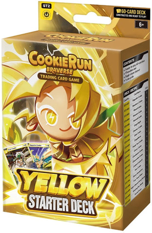 CookieRun Braverse Trading Card Game - Yellow Starter Deck
