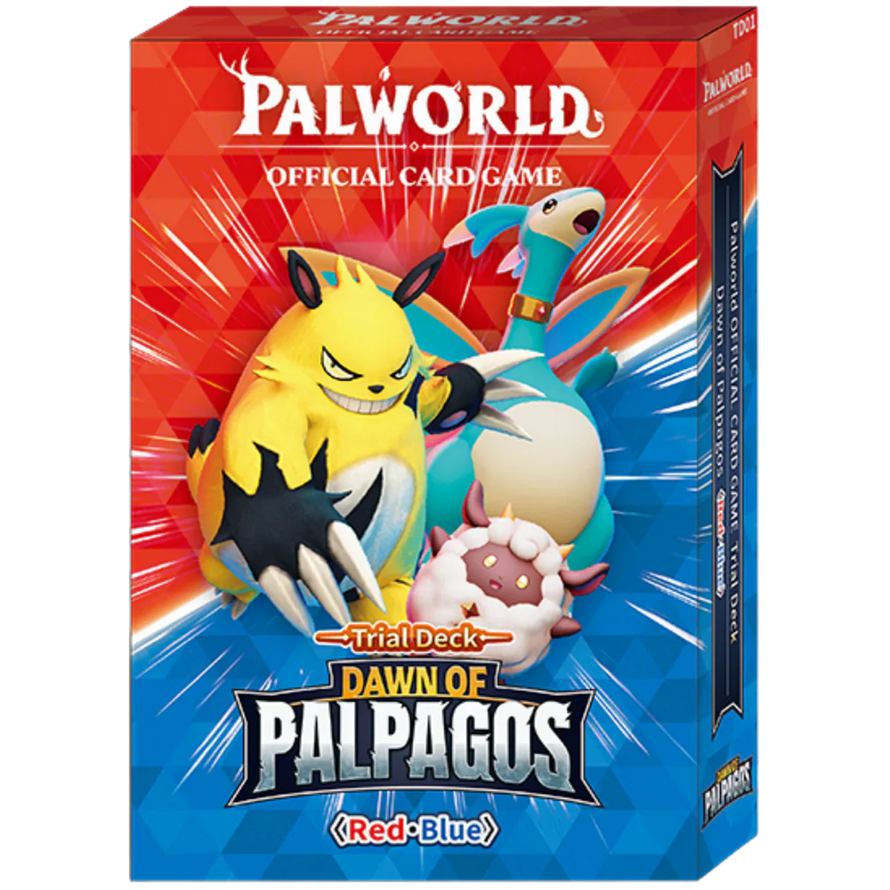 Palworld Official Card Game: Dawn of Palpagos - Red/Blue - Trial Deck