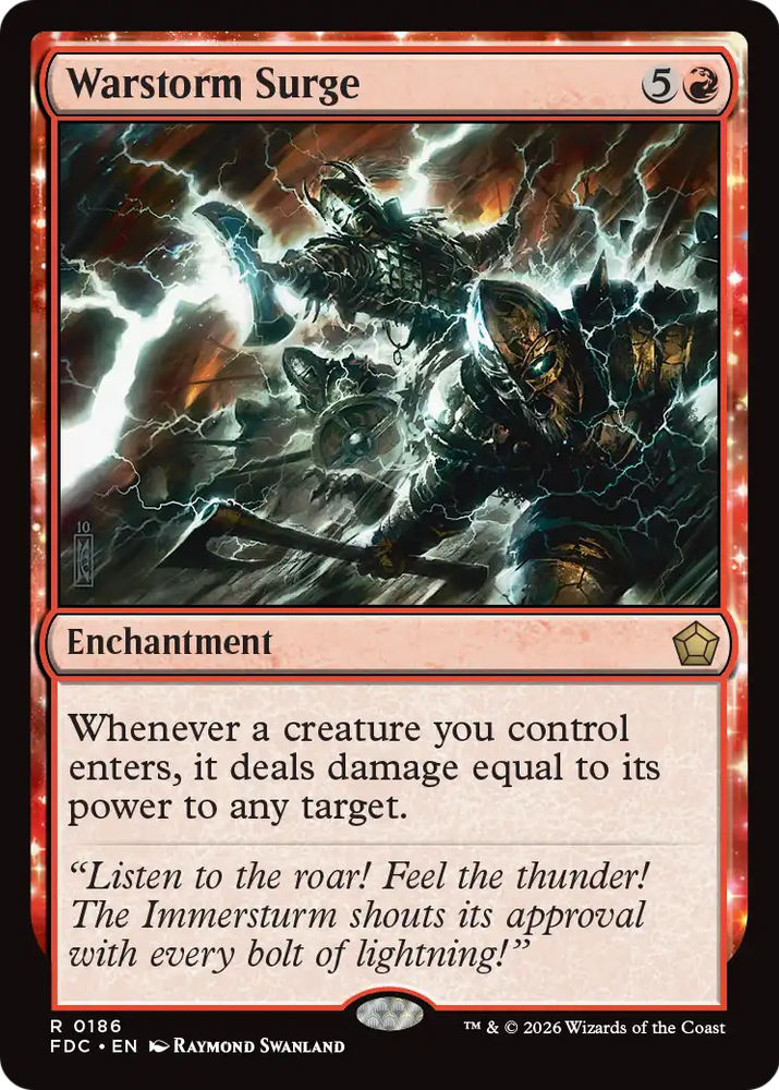 Warstorm Surge [Foundations Commander]