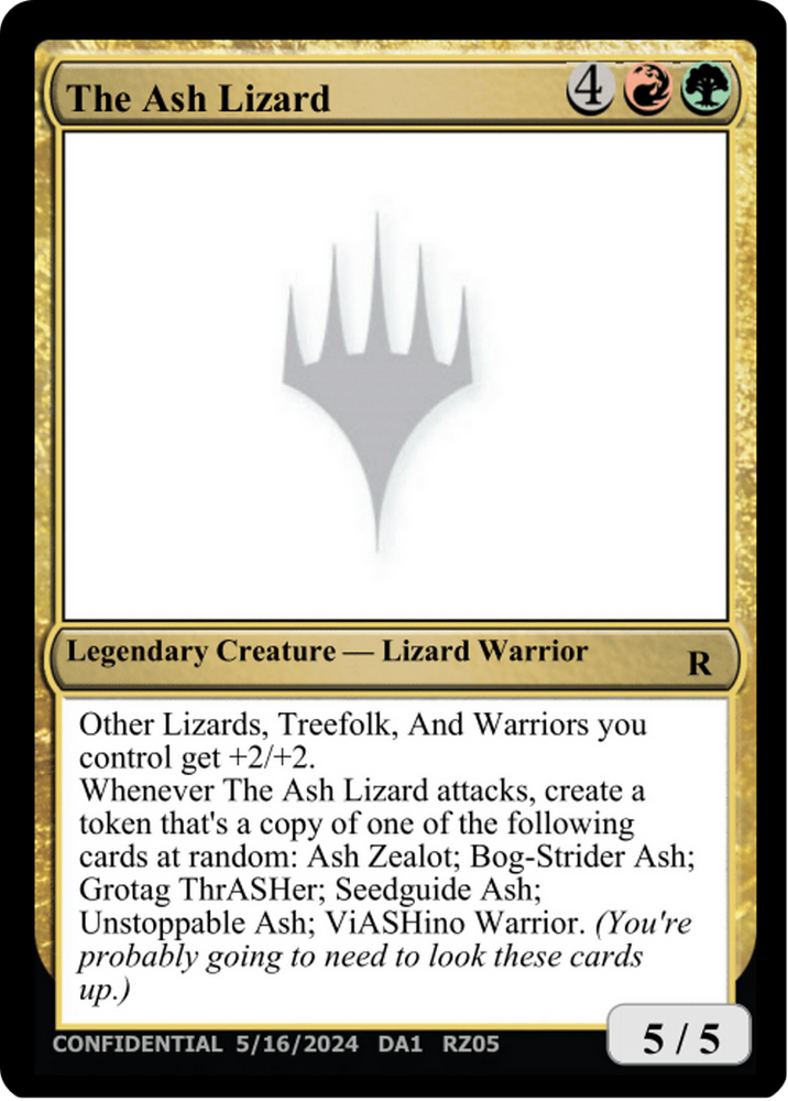 The Ash Lizard [Unknown Event]