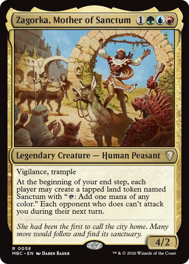 Zagorka, Mother of Sanctum [Mystery Booster: Commander Edition]