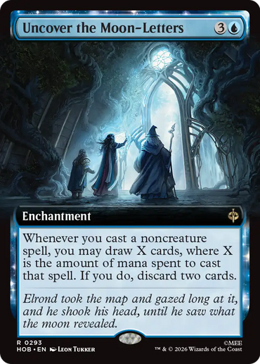 Uncover the Moon-Letters (Extended Art) [The Hobbit]