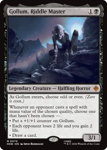 Gollum, Riddle Master [The Hobbit]