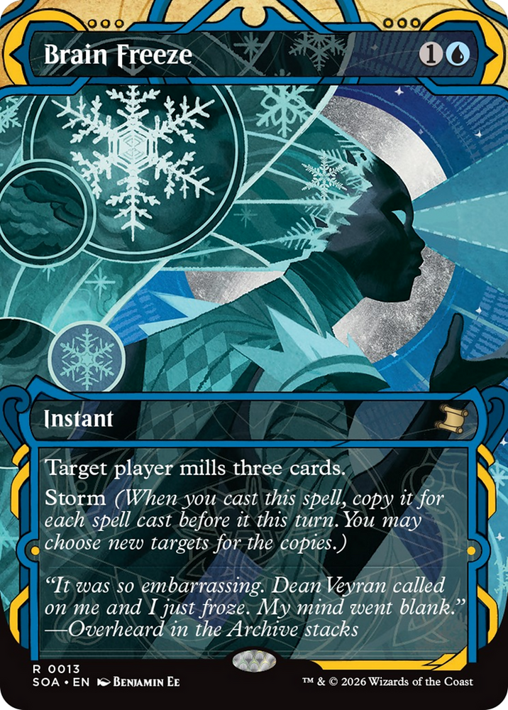 Brain Freeze (Japanese) [Secrets of Strixhaven: Mystical Archive]
