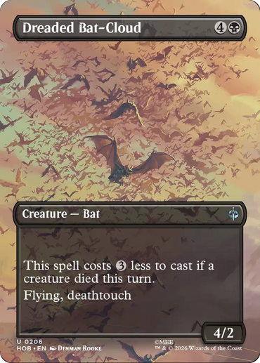 Dreaded Bat-Cloud (Borderless) [The Hobbit]
