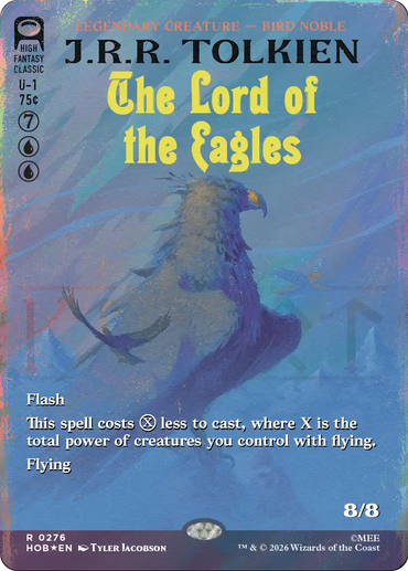 The Lord of the Eagles (Borderless) (Surge Foil) [The Hobbit]