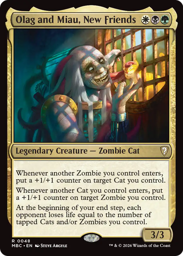 Olag and Miau, New Friends [Mystery Booster: Commander Edition]