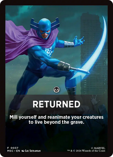 Returned Theme Card [Marvel Super Heroes Commander]