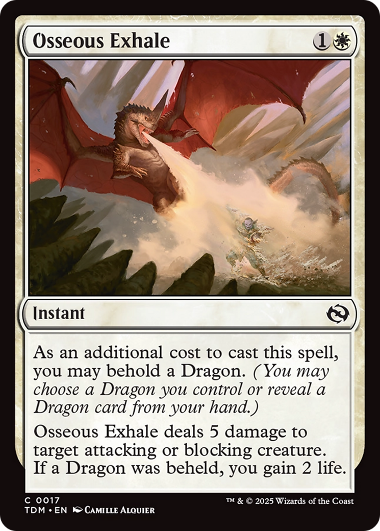 Osseous Exhale [Tarkir: Dragonstorm]