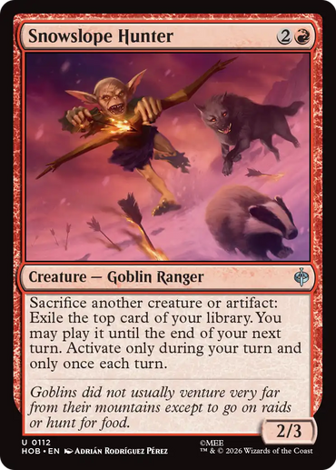 Snowslope Hunter [The Hobbit]