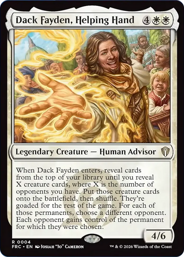 Dack Fayden, Helping Hand [Reality Fracture Commander]