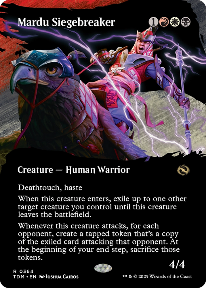 Mardu Siegebreaker (Borderless) [Tarkir: Dragonstorm]