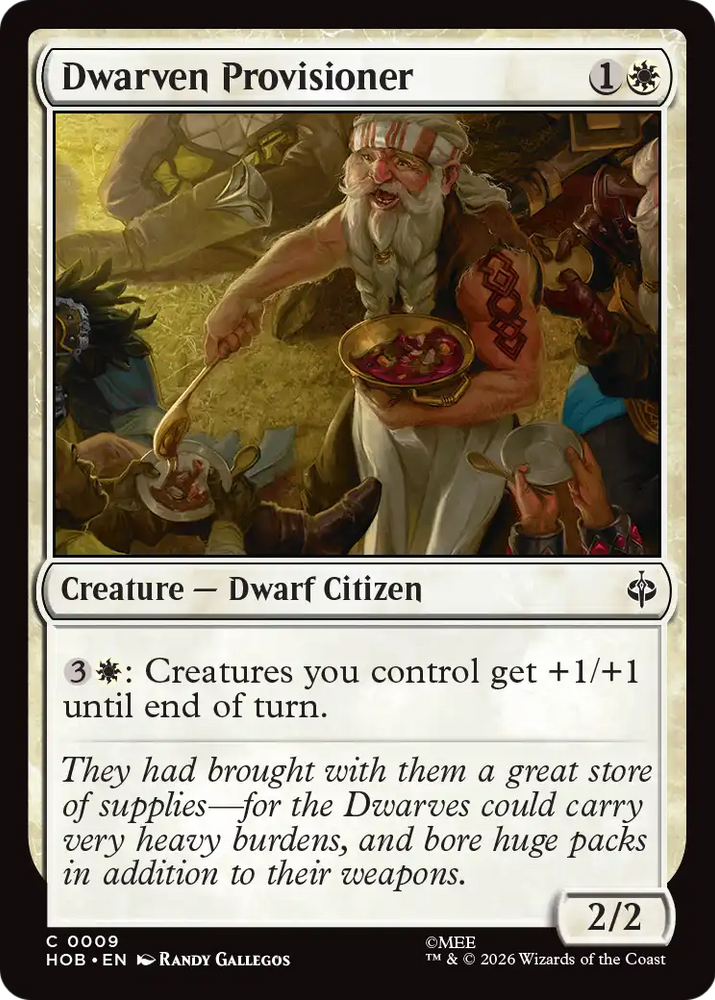 Dwarven Provisioner [The Hobbit]