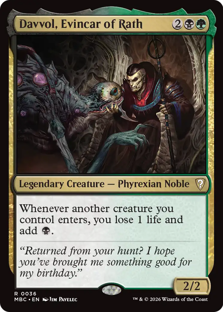 Davvol, Evincar of Rath [Mystery Booster: Commander Edition]