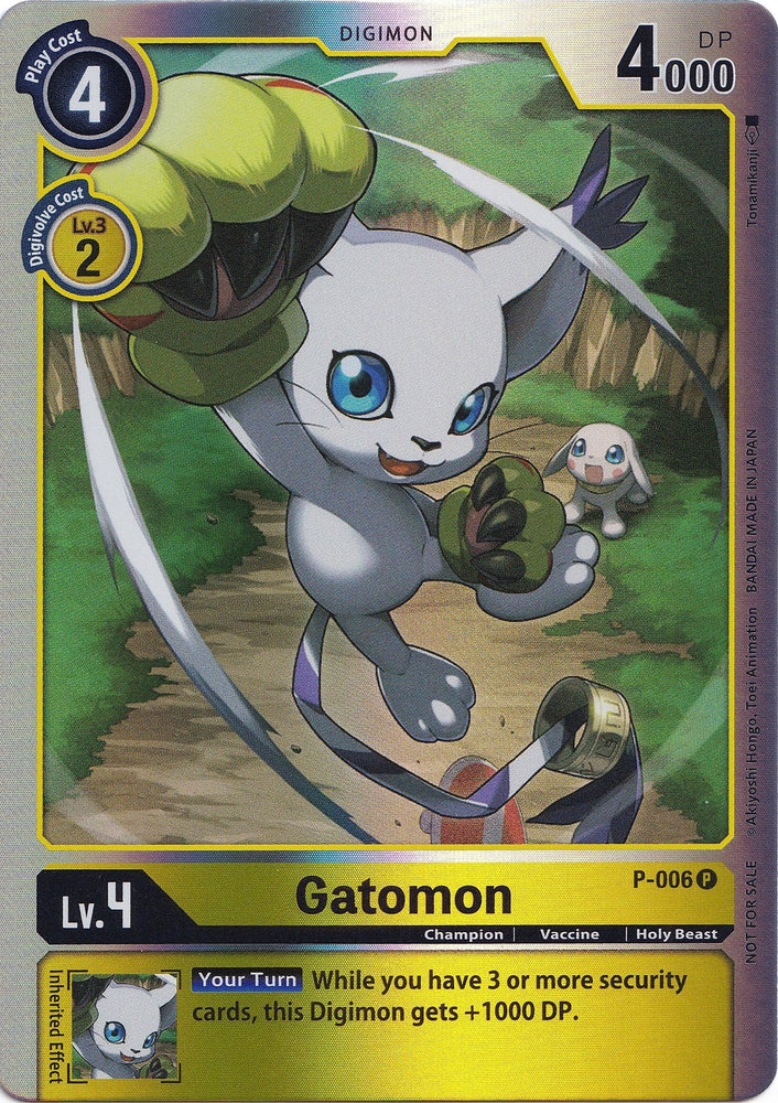 Gatomon [P-006] (Rainbow Foil) [Promotional Cards]
