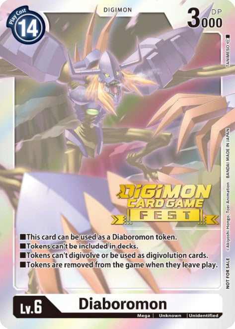 Diaboromon Token (Digimon Card Game Fest 2022) [Release Special Booster Promos]