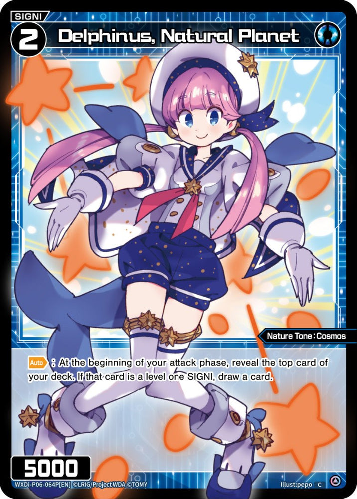 Delphinus, Natural Planet (Parallel Foil) (WXDi-P06-064P[EN]) [Welcome Back Diva: selector]