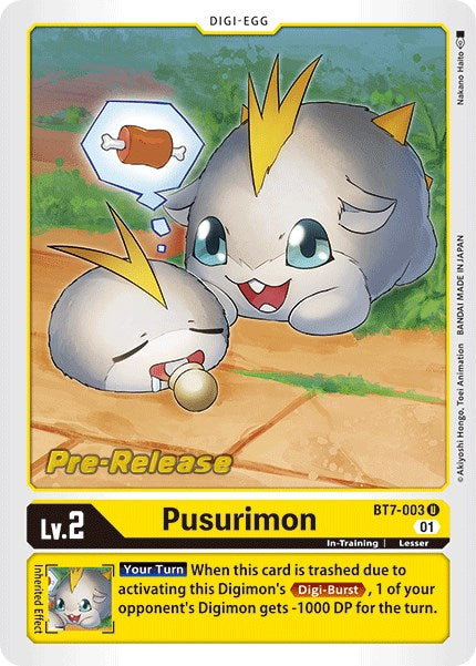Pusurimon [BT7-003] [Next Adventure Pre-Release Cards]