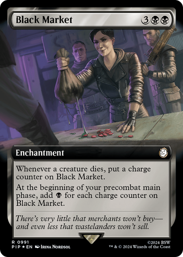 Black Market (Extended Art) (Surge Foil) [Fallout]