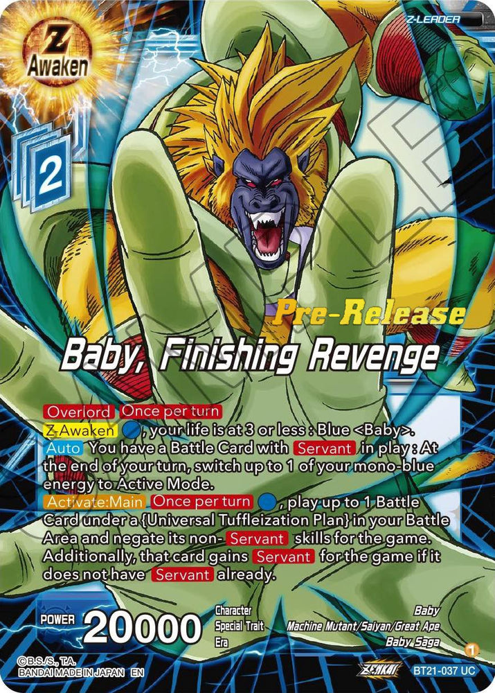 Baby, Finishing Revenge (BT21-037) [Wild Resurgence Pre-Release Cards]