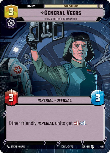 General Veers - Blizzard Force Commander (Hyperspace) (491) [Spark of Rebellion]
