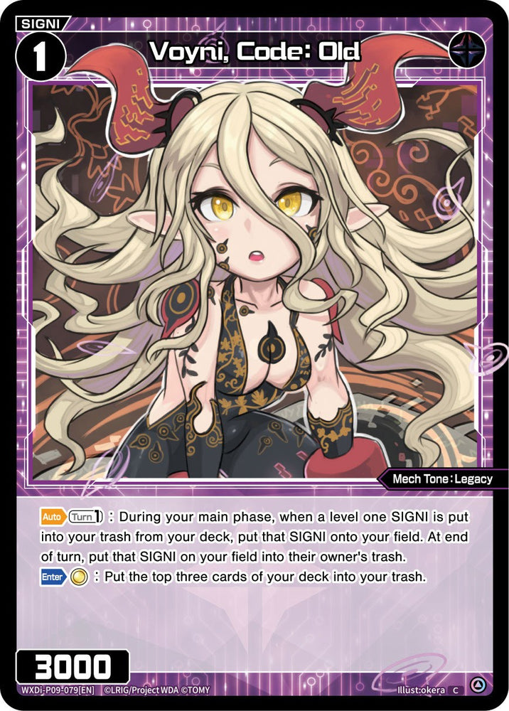 Voyni, Code: Old (WXDi-P09-079[EN]) [Conflated Diva]