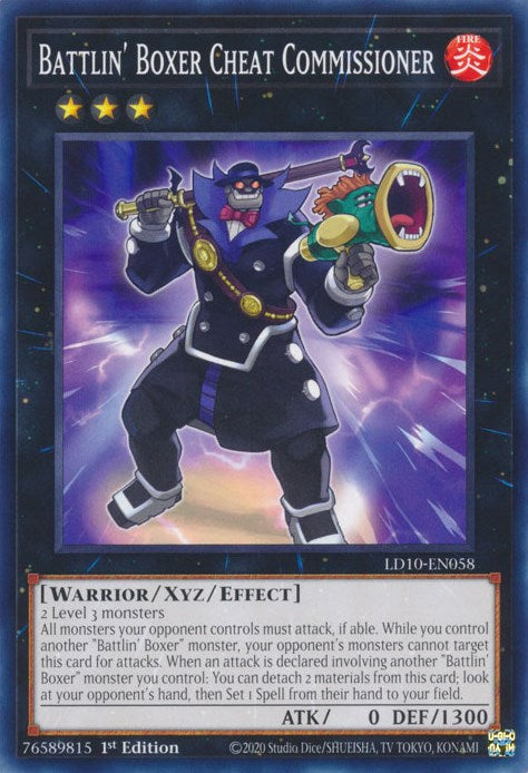 Battlin' Boxer Cheat Commissioner [LD10-EN058] Common