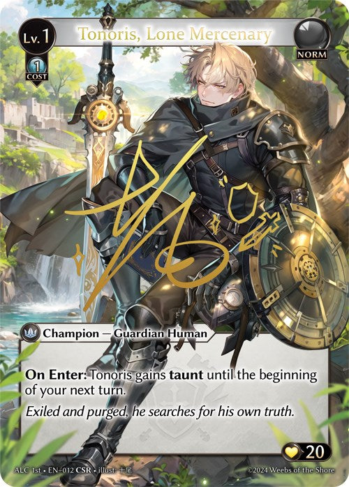 Tonoris, Lone Mercenary (CSR) (12) [Alchemical Revolution