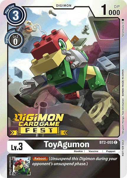 ToyAgumon [BT2-055] (Digimon Card Game Fest 2022) [Release Special Booster Promos]