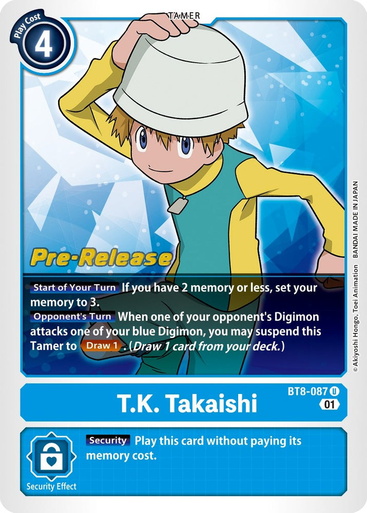T.K. Takaishi [BT8-087] [New Awakening Pre-Release Cards]