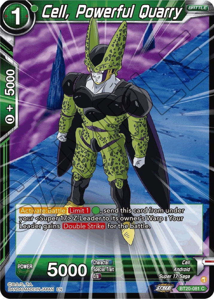 Cell, Powerful Quarry (BT20-081) [Power Absorbed]