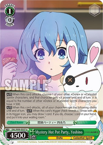 Mystery Hot Pot Party, Yoshino [Date A Live Vol.2]
