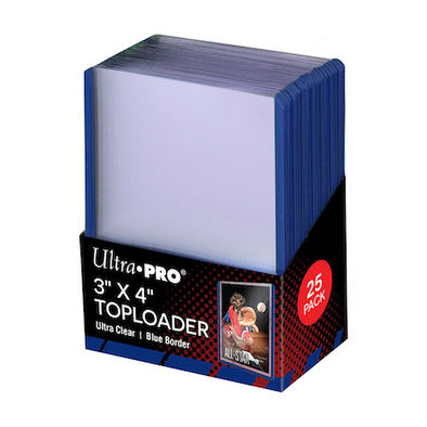 Ultra Pro: 3" X 4" Blue Border Toploader (25ct)