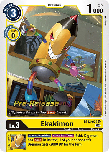 Ekakimon [BT12-035] [Across Time Pre-Release Cards]