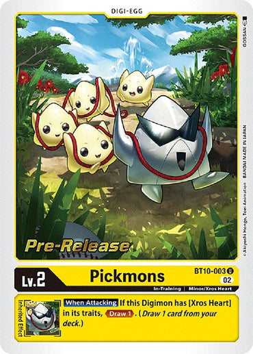 Pickmons [BT10-003] [Xros Encounter Pre-Release Cards]