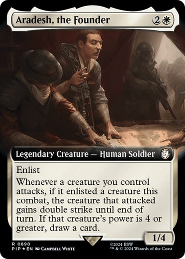 Aradesh, the Founder (Extended Art) (Surge Foil) [Fallout]