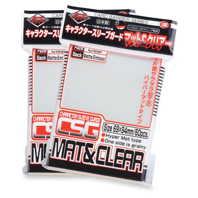KMC: Character Guard Protector Sleeves - Matte Clear (1 Pack)