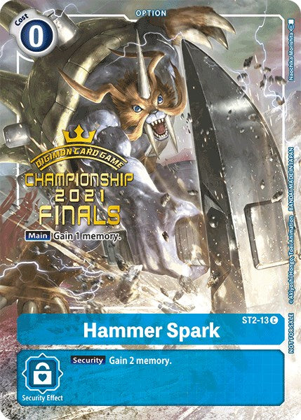 Hammer Spark [ST2-13] (2021 Championship Finals Tamer's Evolution Pack) [Starter Deck: Cocytus Blue Promos]