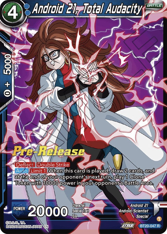 Android 21, Total Audacity (BT20-047) [Power Absorbed Prerelease Promos]