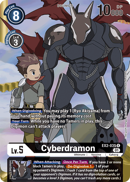 Cyberdramon [EX2-035] (Alternate Art) [Digital Hazard]
