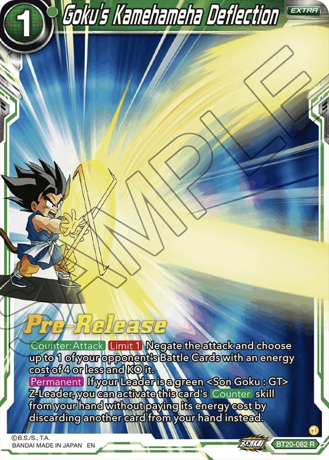 Goku's Kamehameha Deflection (BT20-082) [Power Absorbed Prerelease Promos]