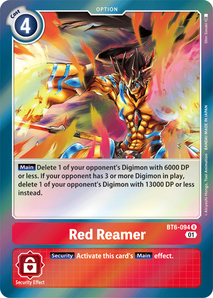 Red Reamer [BT6-094] [Double Diamond]