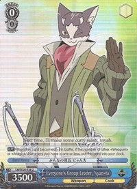 Everyone's Group Leader, Nyan-ta (LH/SE20-E38 U) (Alternate Foil) [LOG HORIZON]