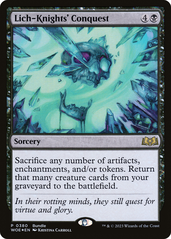 Lich-Knights' Conquest (Promo Pack) [Wilds of Eldraine Promos]