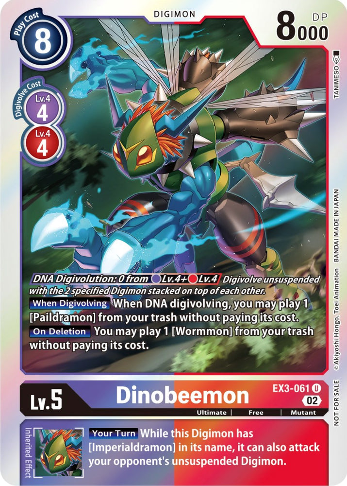 Dinobeemon [EX3-061] (Alternate Art) [Draconic Roar]