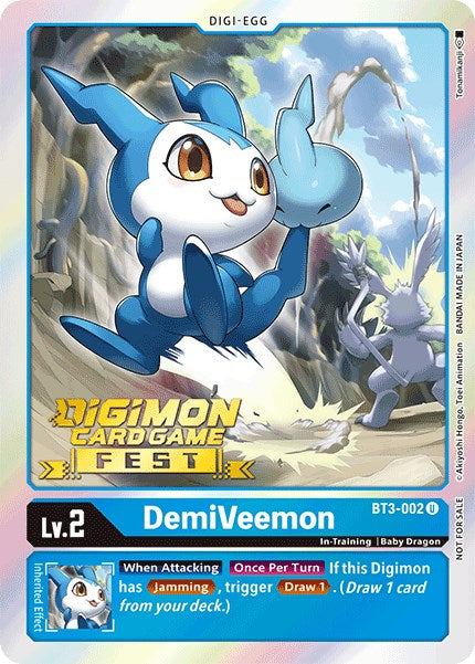 DemiVeemon [BT3-002] (Digimon Card Game Fest 2022) [Release Special Booster Promos]