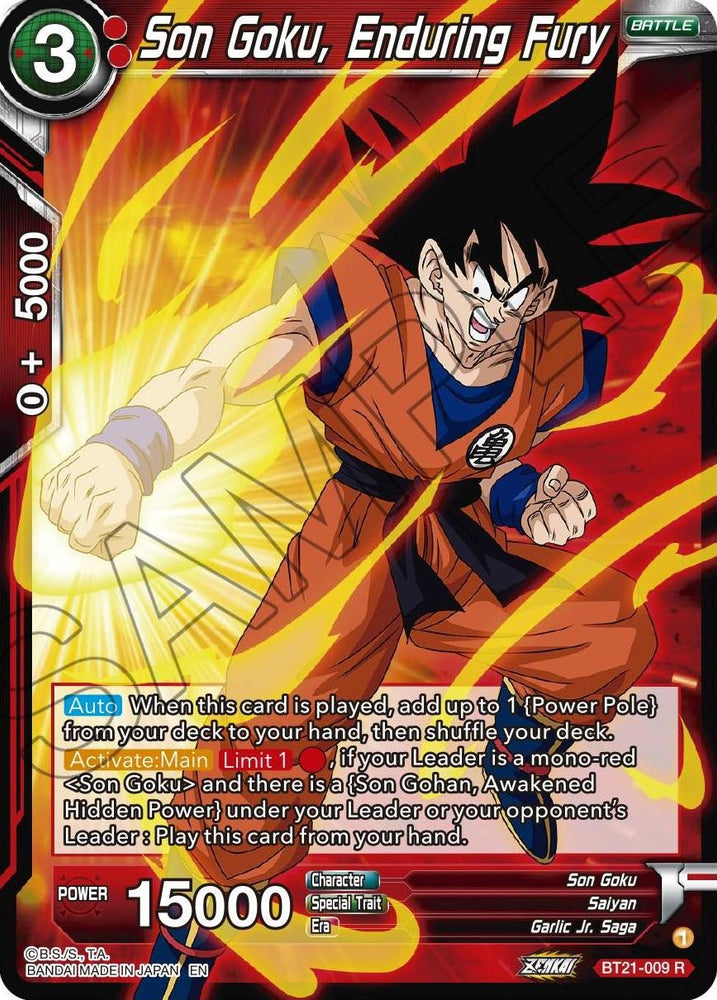 Son Goku, Enduring Fury (BT21-009) [Wild Resurgence]